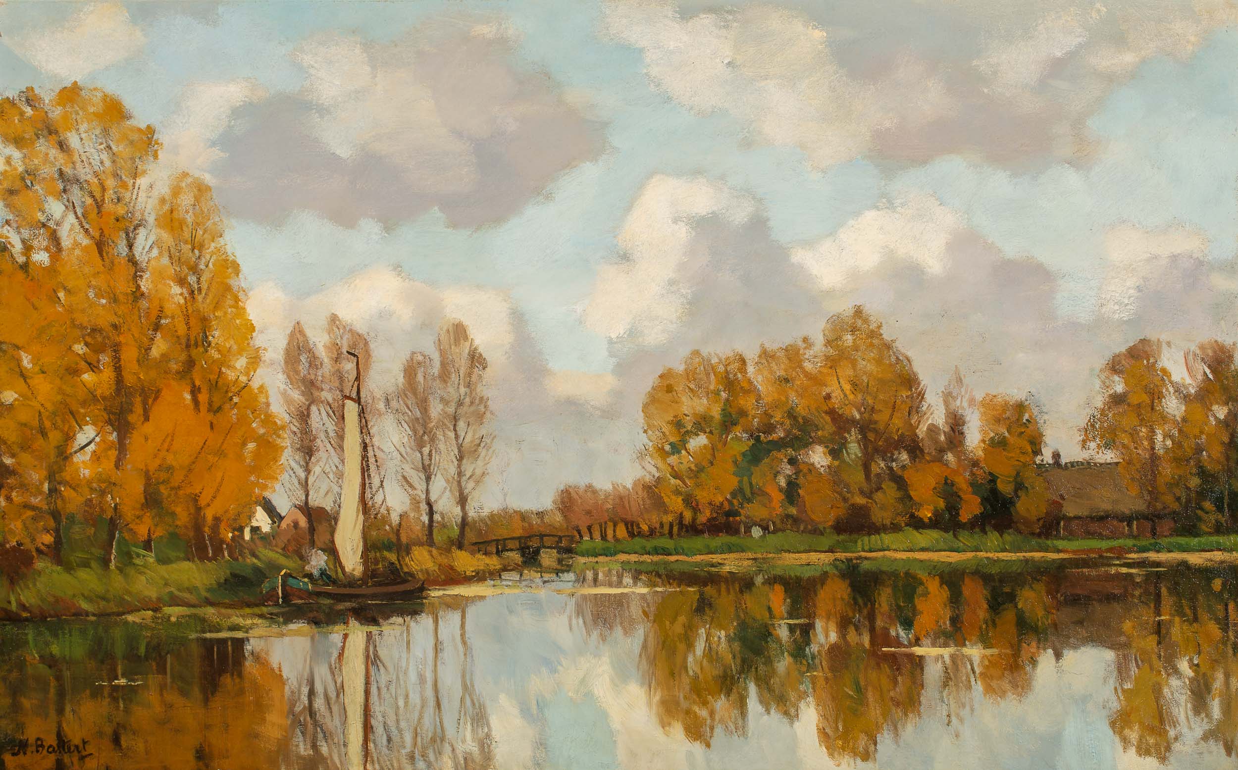 Geele boomen, Loenen aan de Vecht (Yellow trees, Loenen aan de Vecht)